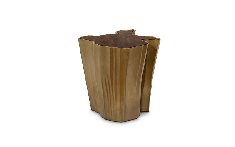 SEQUOIA | Tavolino in ottone dal design moderno by BRABBU